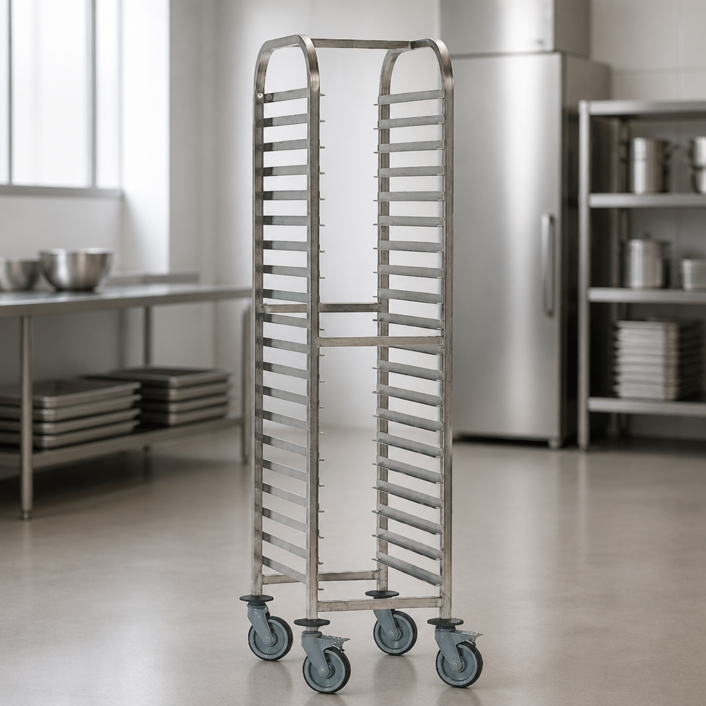 Commercial Racking Trolley 1/1 Gastronorm 20 Shelf Capacity