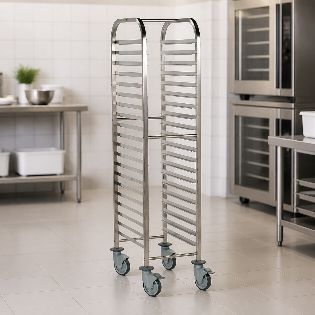 Commercial Stainless Steel Racking Trolley 20 Shelves 1/1 Gastronorm
