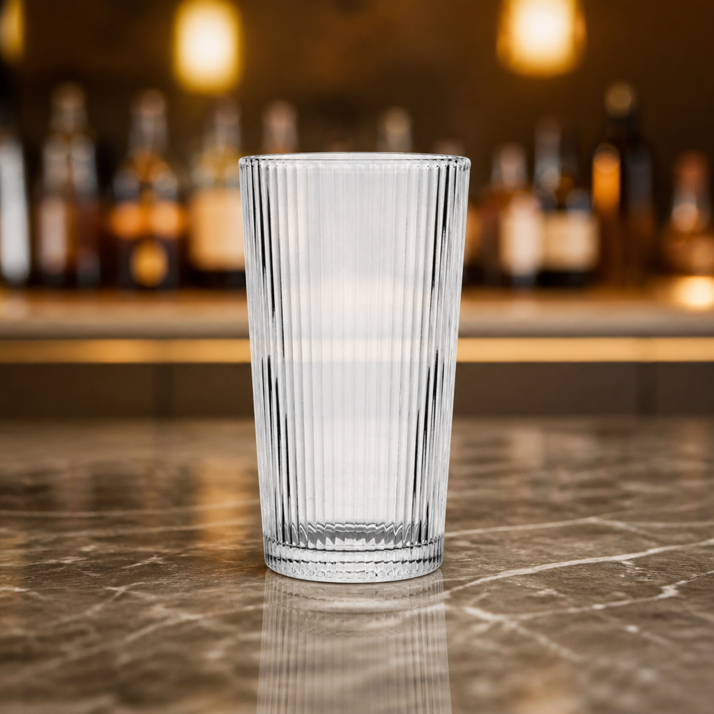 Commercial Hi Ball Tumblers 390ml Stackable Water Glasses 6 Pack