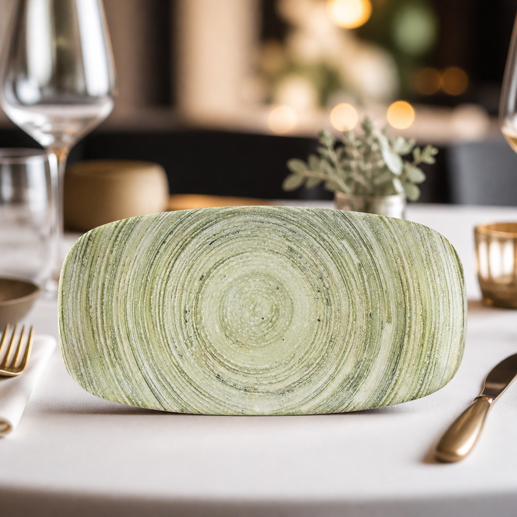 Commercial Oblong Plates 280 x 152mm - 12 Pack Durable Ceramic