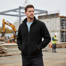 Premium Full Zip Micro Fleece Jacket with Elasticated Cuffs and Twin Needle Stitching for Comfort and Durability