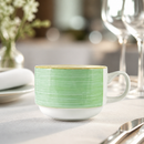 200ml Commercial Slimline Stacking Cups Green 36 Pack