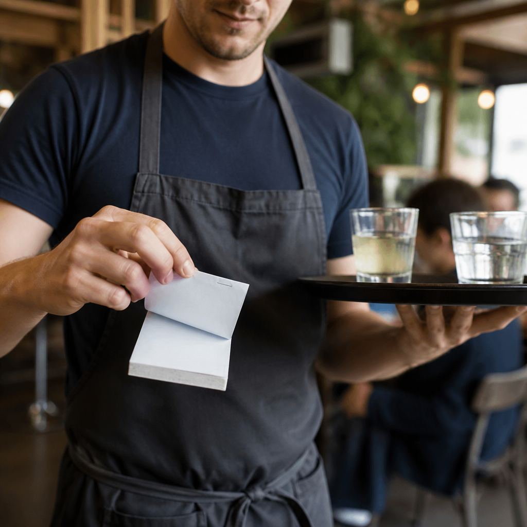 Commercial Waiter Pads Duplicate Small 50 Pack Perforated Paper