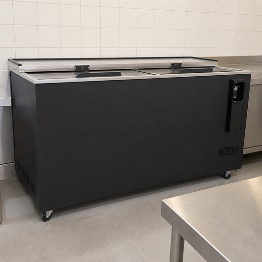 Commercial Bottle Well 417Ltr Top Loading Bar Refrigerator
