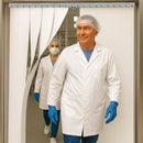 PVC Strip Curtain Quick Mount – Solid White Colour, Privacy Screen