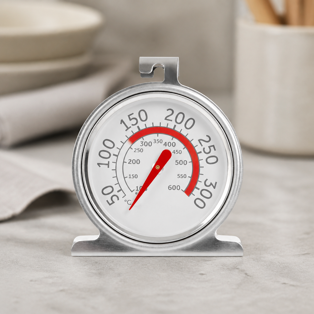 Commercial Oven Thermometer with Stand and Hanging Hook