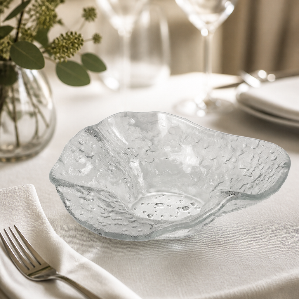 Commercial Deep Bowl 250mm 650ml Glass - 12 Pack