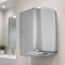 Commercial Hand Dryer Brushed Satin Finish 260mm High