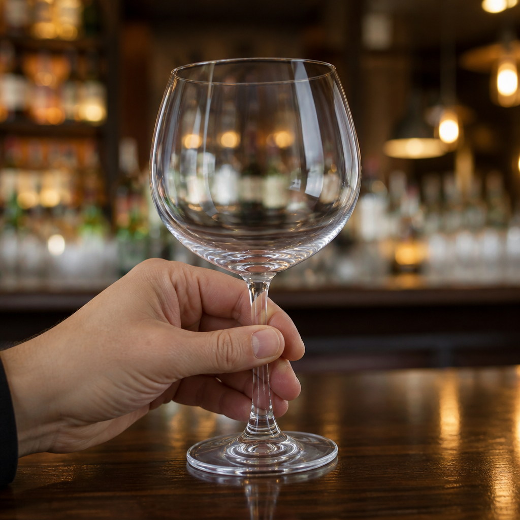 Set of 6 Commercial Crystal Gin Glasses 645ml
