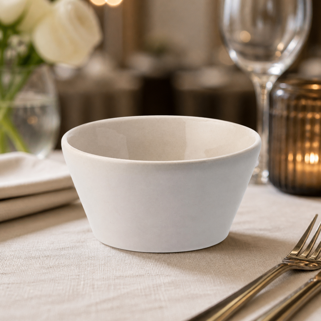 Commercial Stone Bowls 120mm - 12 Pack Dining Crockery