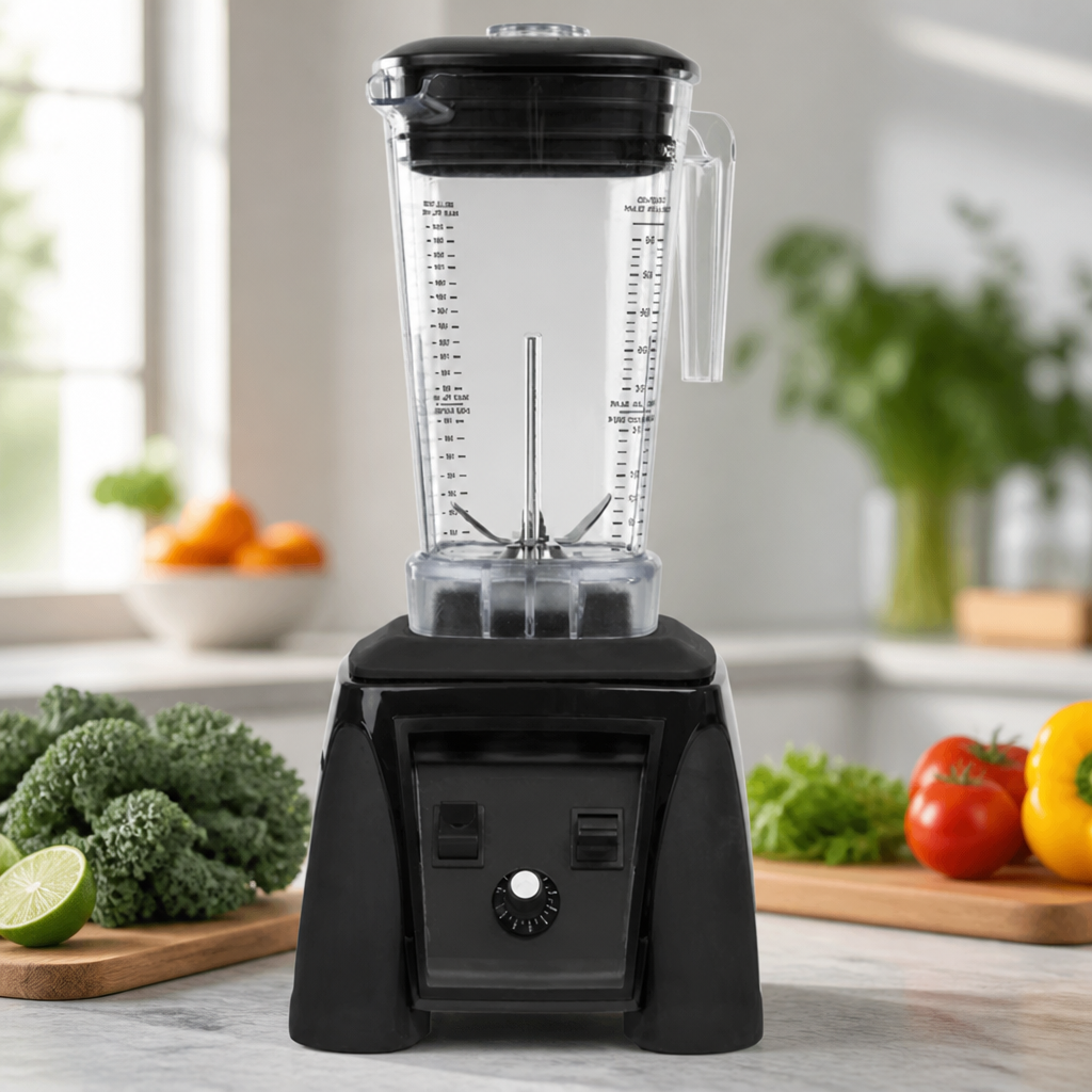 Commercial Food Blender with 1.5L capacity and variable speed control