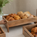 Medium Rustic Nesting Crate for Commercial Food Presentation