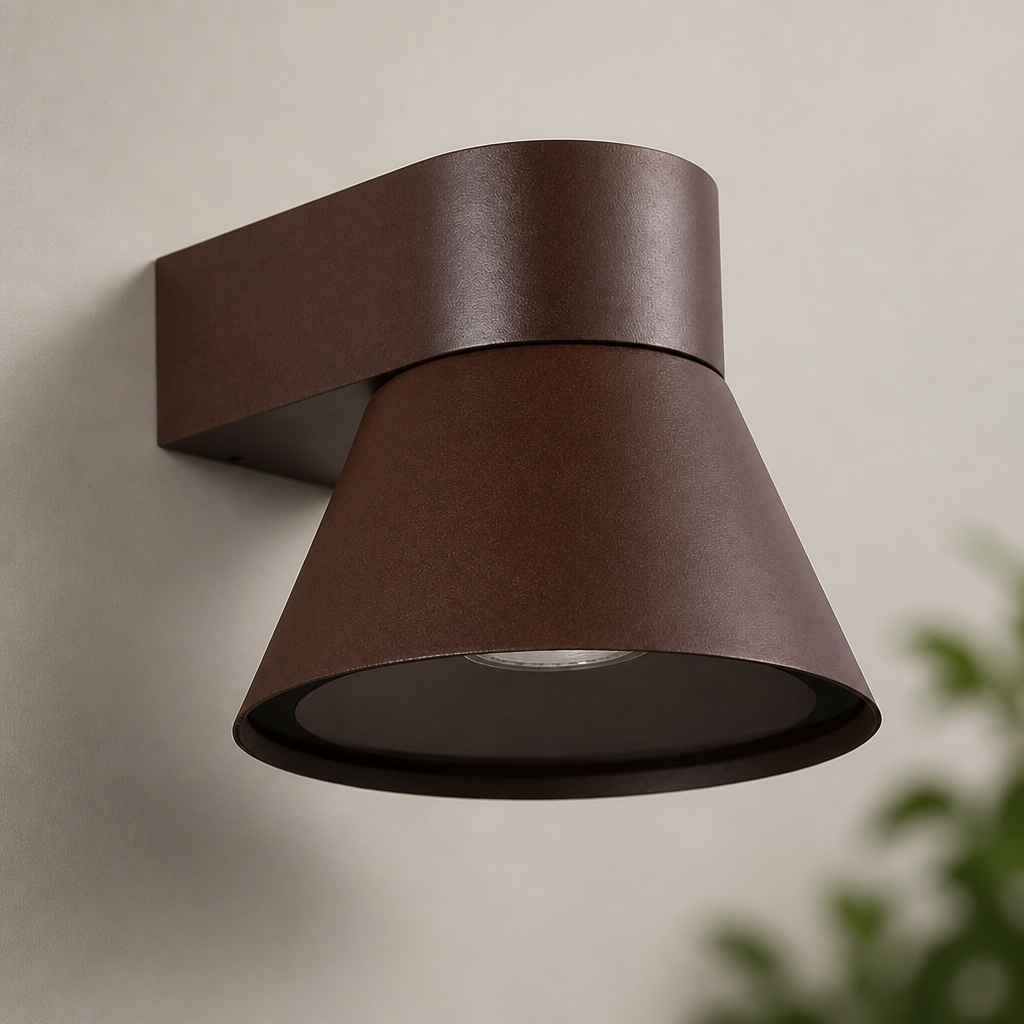 Commercial Outdoor Wall Light Dimmable Aluminium 134mm High