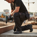 Professional Heavy Duty Cargo Trousers with Multiple Pockets, Triple Stitched Seams, and Durable Fabric for Workwear