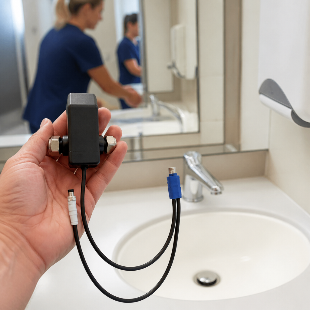 Commercial Antimicrobial Single Station Mains Kit for taps