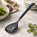 Commercial Slotted Serving Spoon Black 6 Pack Cutlery Set
