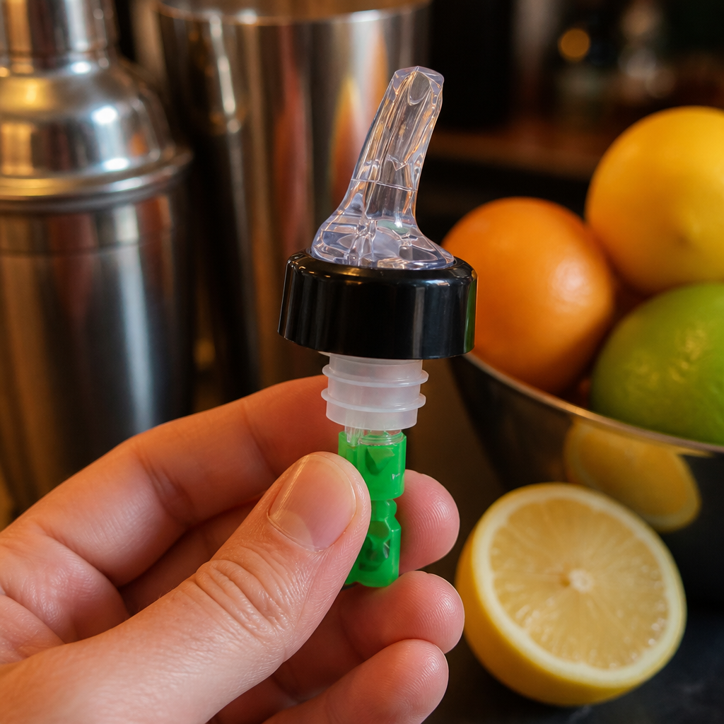 Clear Quick Shot Spirit and Juice Pourers 35ml 12 Pack