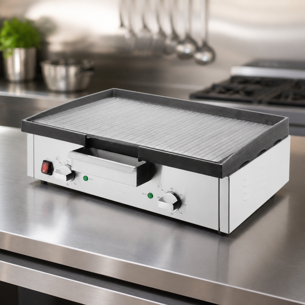 Extra Wide Cast Iron Griddle 615mm Commercial Cooking Surface