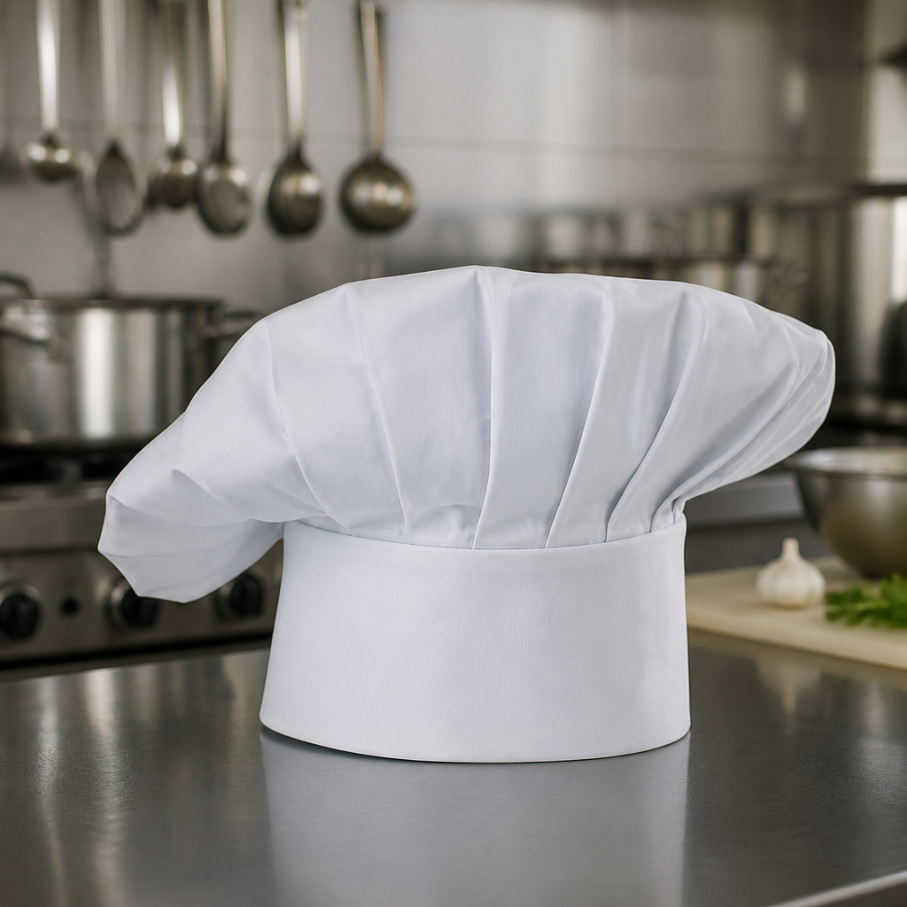 Adjustable chef hat for kitchen use