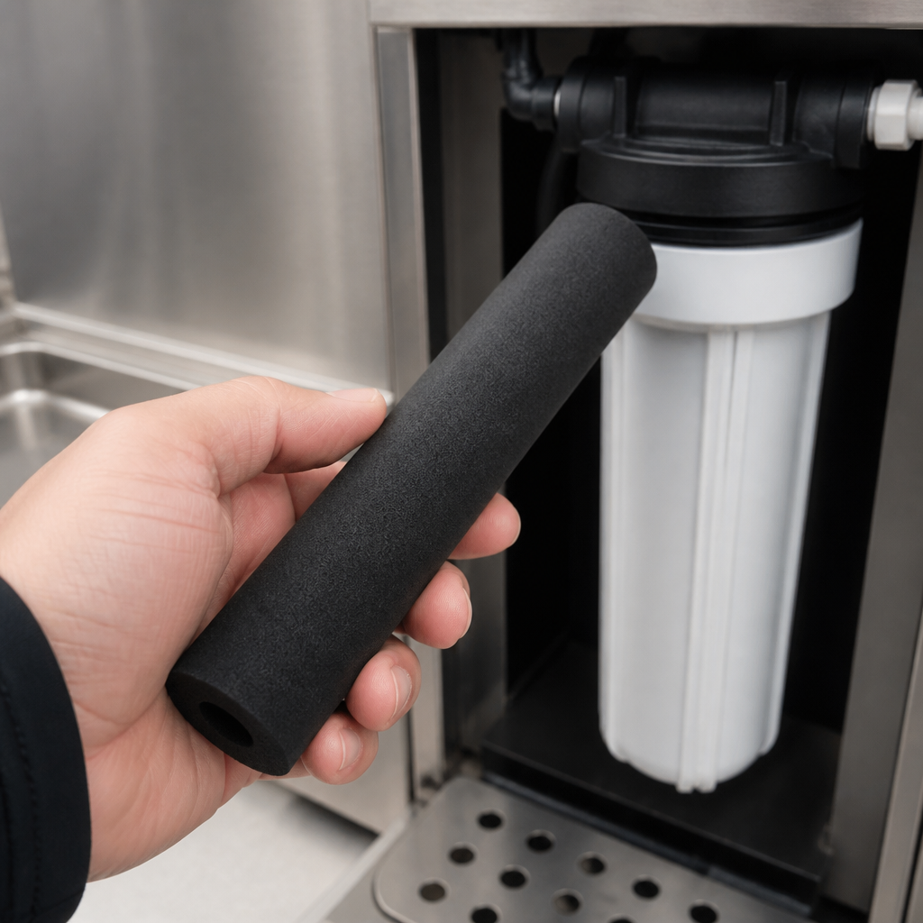 Commercial water filter cartridge for auto fill boilers