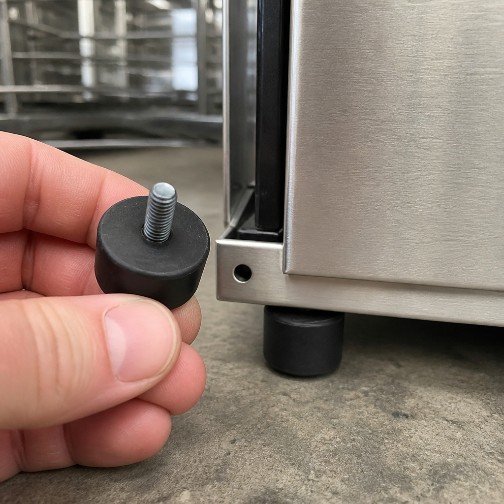 Commercial Rubber Feet Replacement Set for Heated Displays