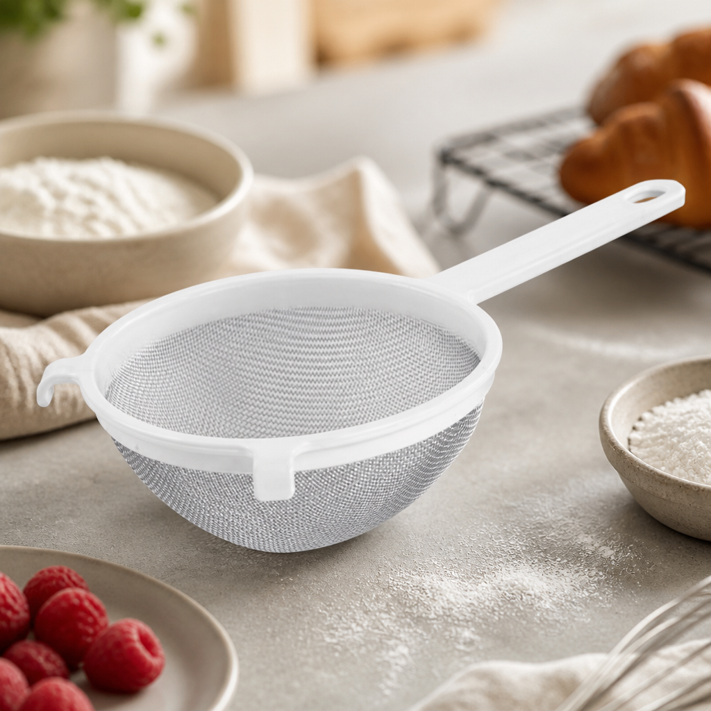 18cm Commercial Polypropylene Frame Sieve for Baking and Cooking