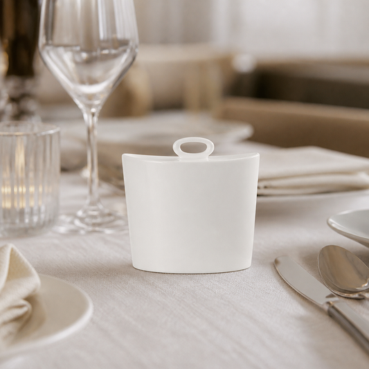 Commercial Oval Covered Sugar Bowls 171ml - 6 Pack