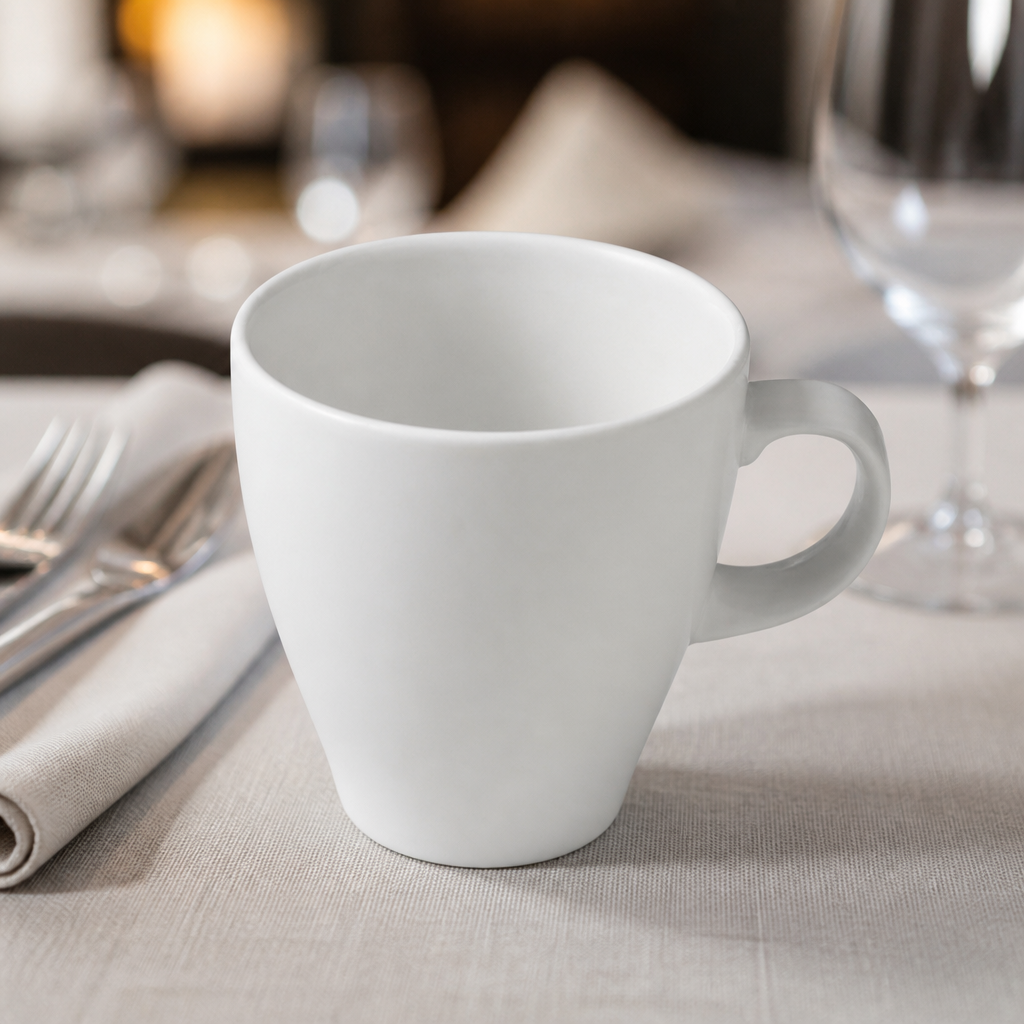 Commercial Tulip Cups 340ml Ceramic 12 Pack