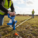 Premium 30M Fibreglass Open Frame Surveyors Tape with Lightweight ABS Plastic and Easy Winding Handle