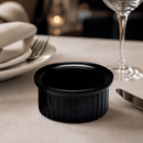 Commercial Melamine Ramekins 60ml Black 12 Pack Tapas Bowls