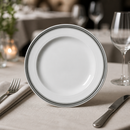 Commercial Bead Truffle Plates 255mm Grey - 12 Pack
