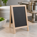 Commercial Mini Folding Menu Board 250mm x 150mm Tabletop Blackboards