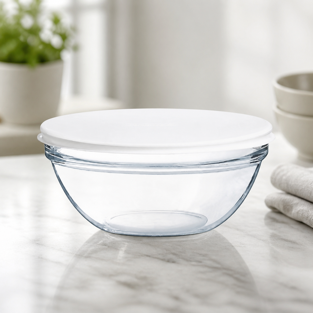Commercial Mixing Bowls 170mm Lidded 6 Pack 1.1 Ltr Capacity