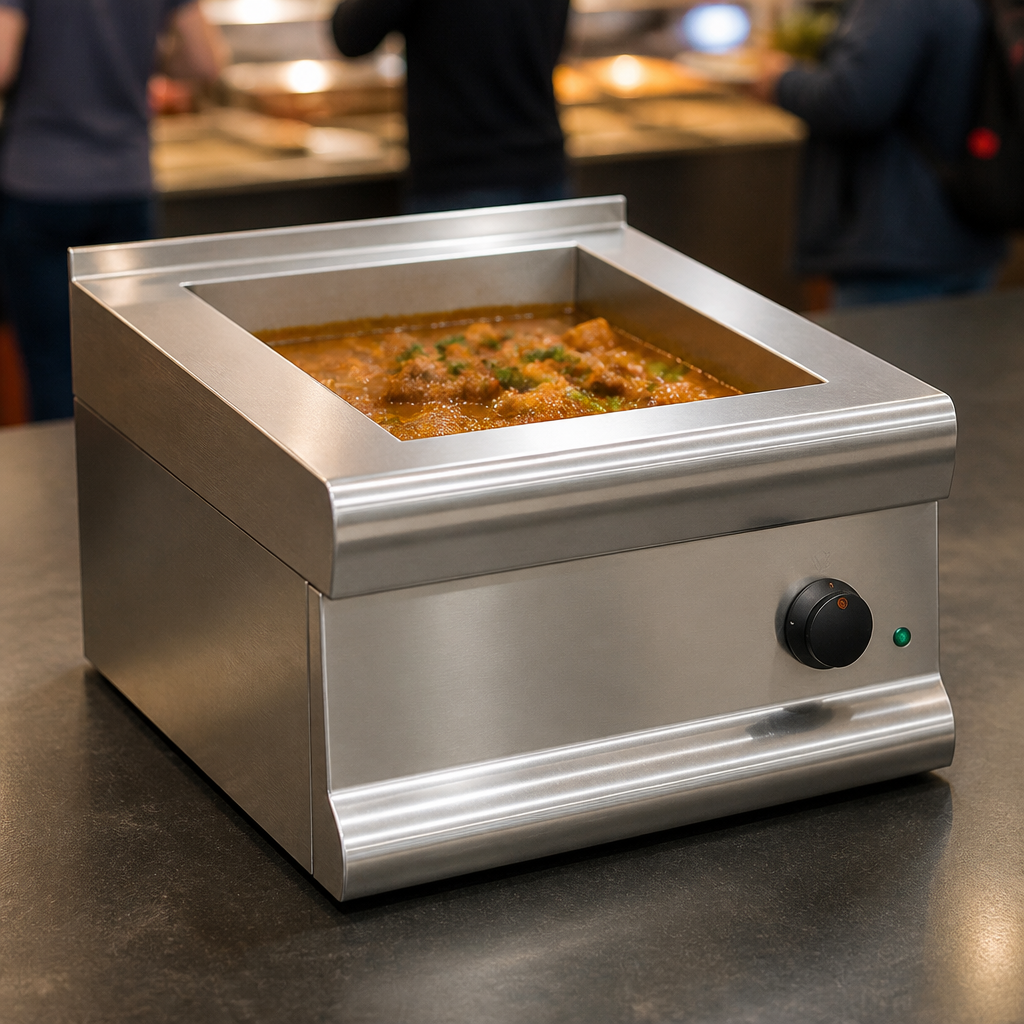 Commercial Bain Marie Base Unit 2x GN 1/2 Capacity
