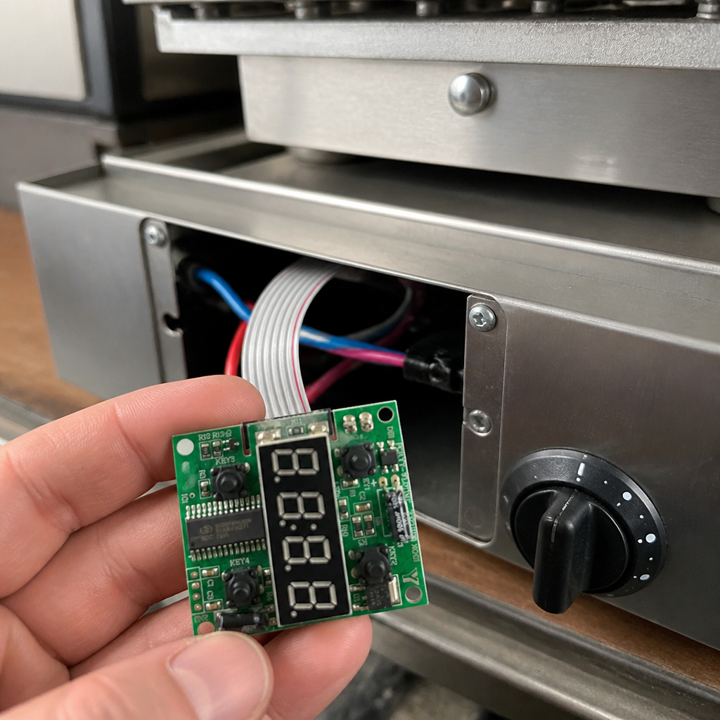 PCB Timer Replacement Part for Commercial Waffle Maker