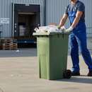 Premium Green Wheelie Bin 240 Litre - Rugged HDPE Construction with Smooth Mobility for General and Organic Waste