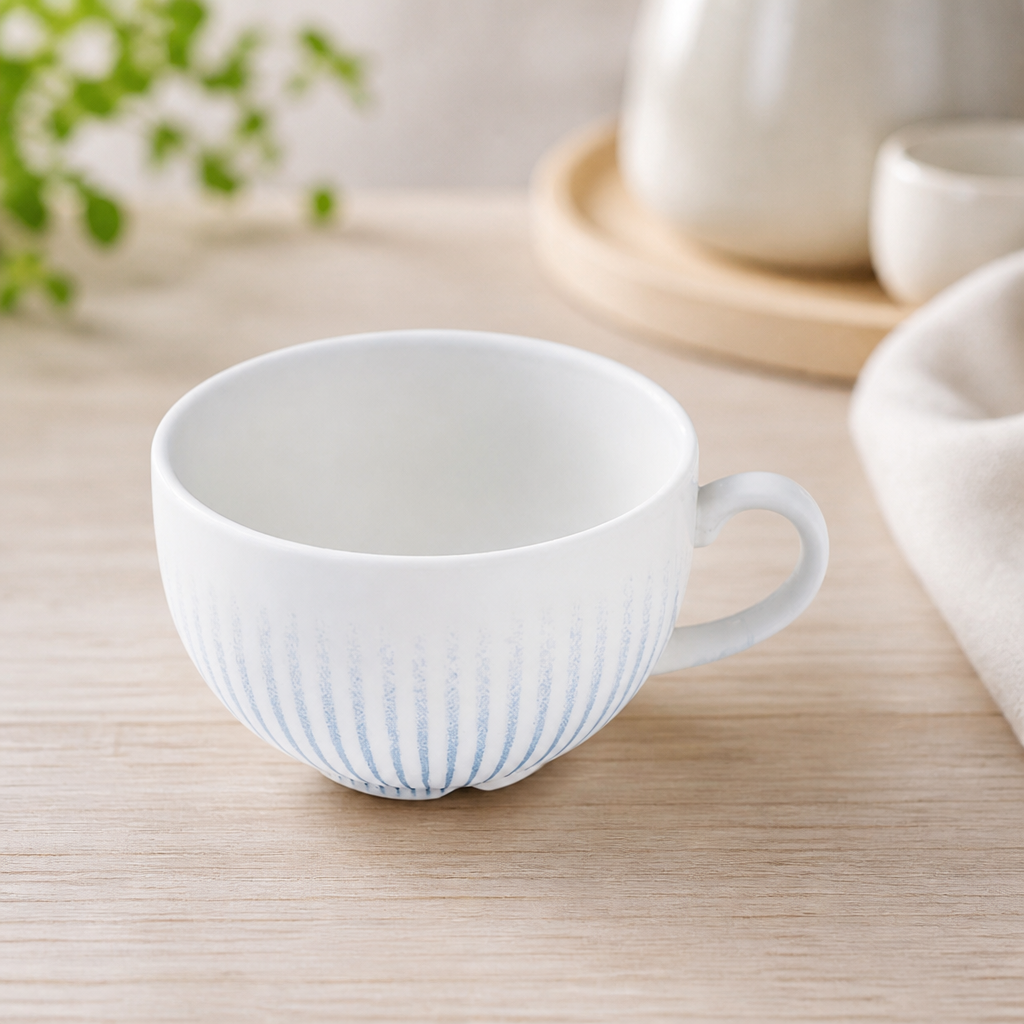 Commercial Ceramic Mugs 227ml Pack of 12 for Catering Use