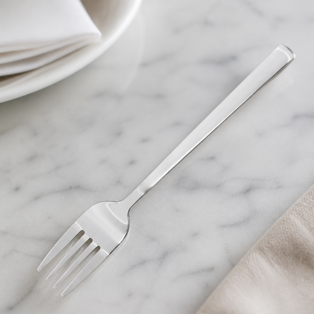 Commercial Air Travel Table Forks - 12 Pack Stainless Steel
