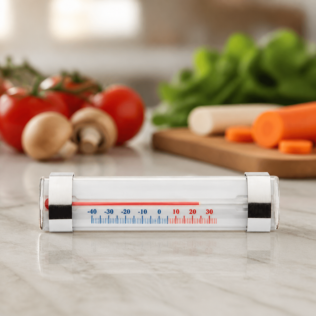 Commercial fridge freezer thermometer for kitchen use