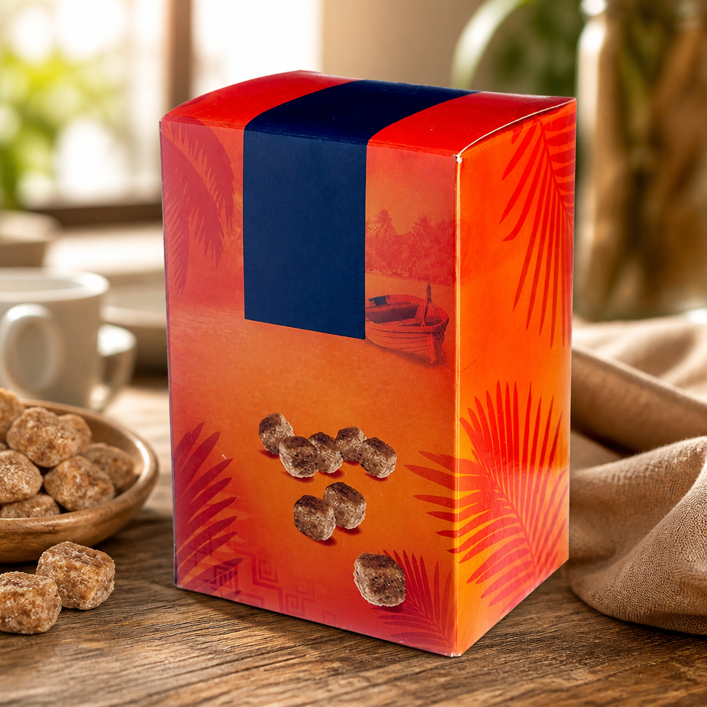 1kg Commercial Rough Cut Demerara Sugar Cubes for Drinks