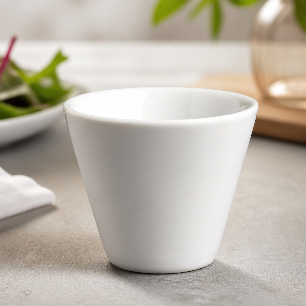 Commercial Conical Ramekins 70mm 98ml Souffle Dishes 12 Pack