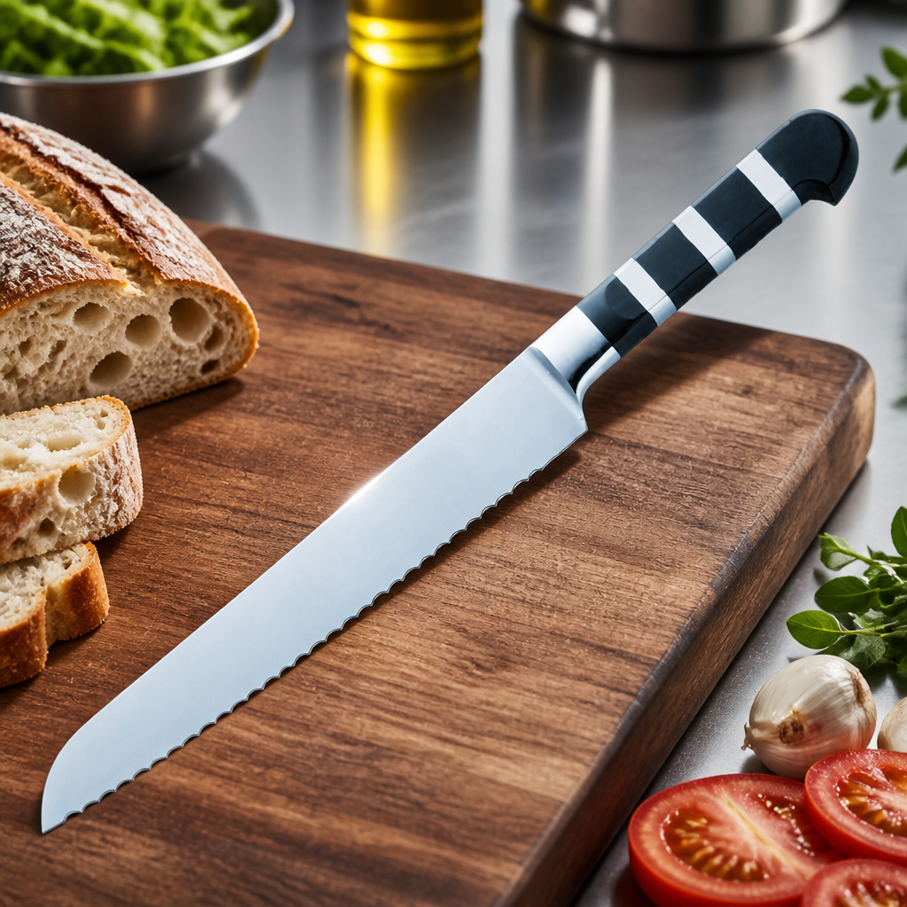 Commercial Bread Knife 21.6cm Stainless Steel Pastry Cutter