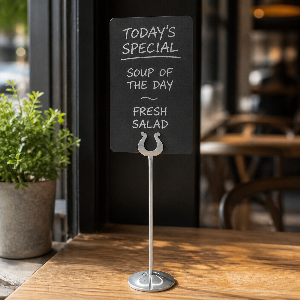 Stainless Steel Table Number Stand 255mm