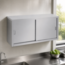 Commercial Wall Cupboard 1200mm Stainless Steel Kitchen Storage