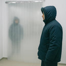 Frosted PVC Curtain Strips – Hook-On, Privacy Focus - Linear Metre