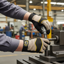 Premium Multi-Task Gloves with Synthetic Leather and PVC Reinforced Fingertips for Enhanced Dexterity and Comfort