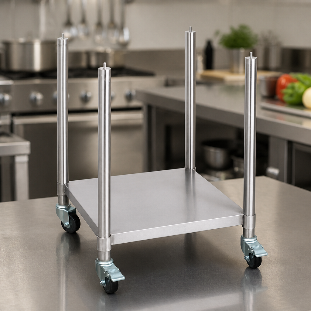 Commercial Chargrill Stand Stainless Steel 668mm Height