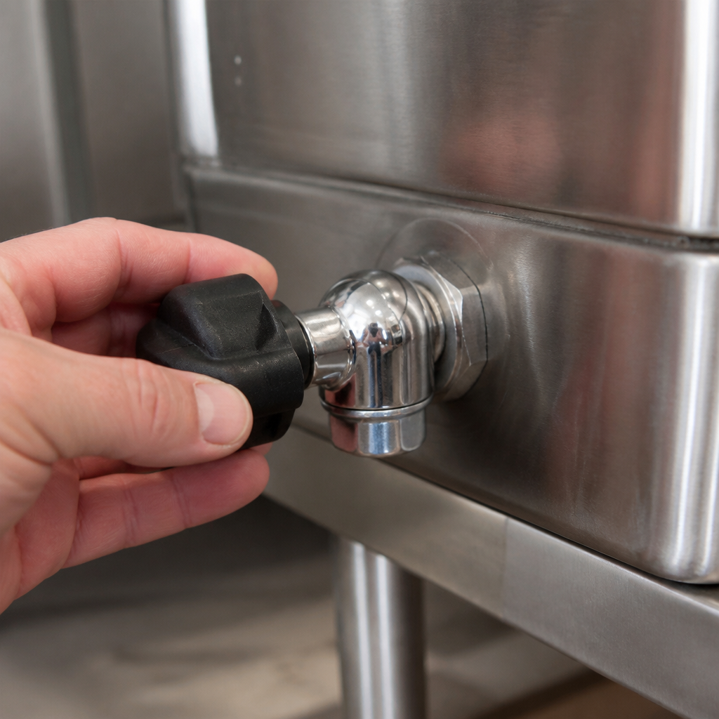Commercial Replacement Drain Tap for Pasta Boiler 600 Series