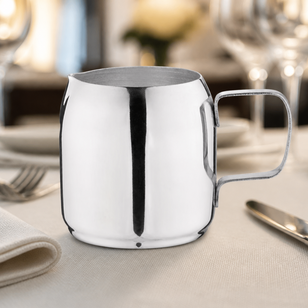 Commercial Stainless Steel Milk Jug 145ml for cafes and tearooms