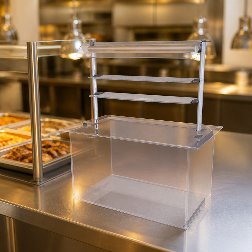 Commercial Drop In Ambient Multi Level Display 4 x 1/1 GN